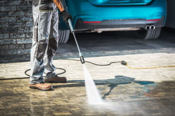 Driveway Pressure Washing in Mason