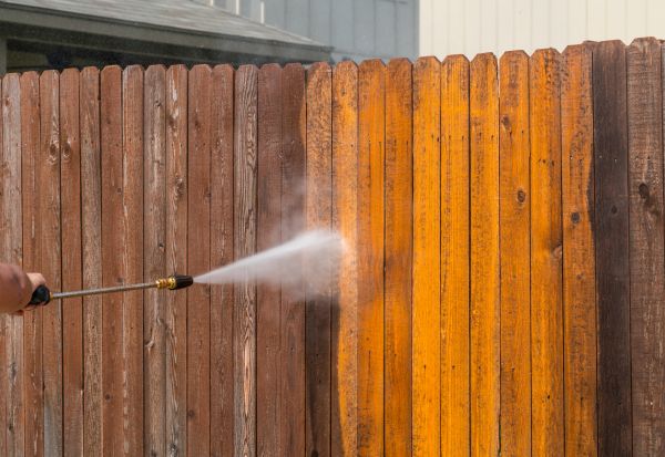 Fence Power Washing in Mason