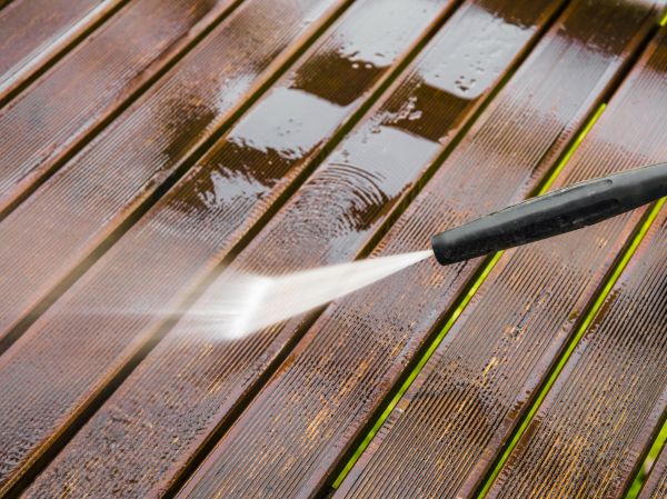 Deck Pressure Washing in Mason