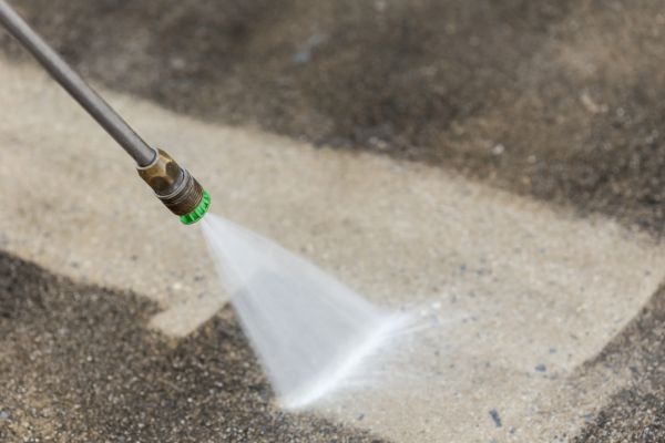 Garage Floor Power Washing in Mason