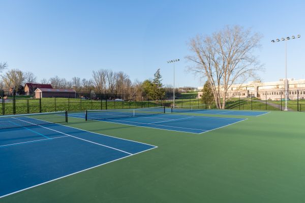 Tennis Court Cleaning in Mason