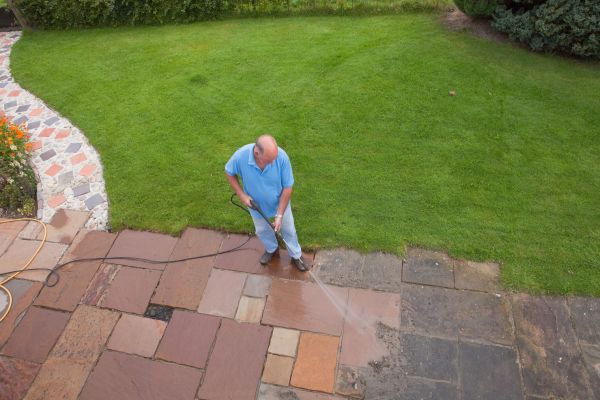 Pavers Pressure Washing in Mason