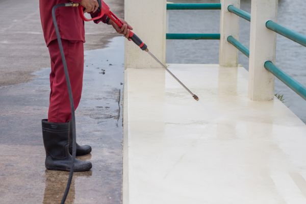 Industrial Concrete Cleaning in Mason