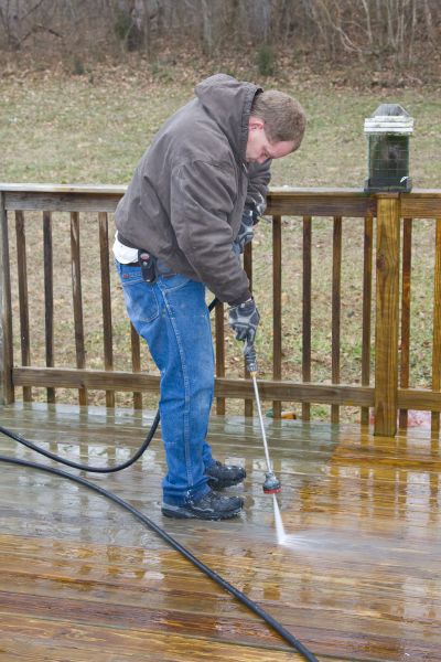 Balcony Power Washing in Mason