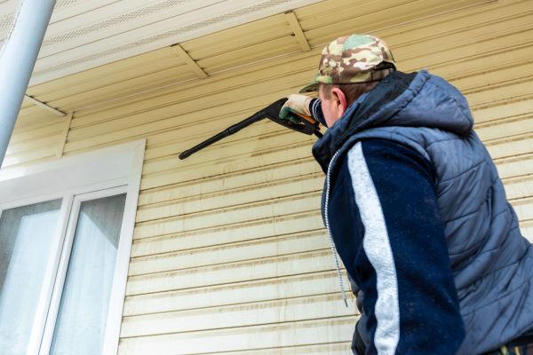 Vinyl Siding Pressure Cleaning in Mason