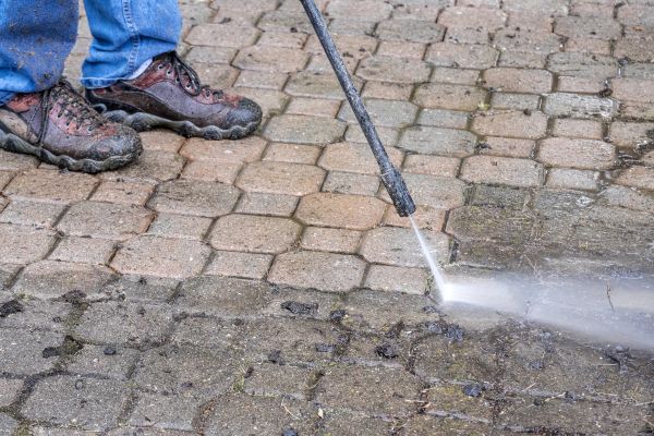 Stone Patio Cleaning in Mason