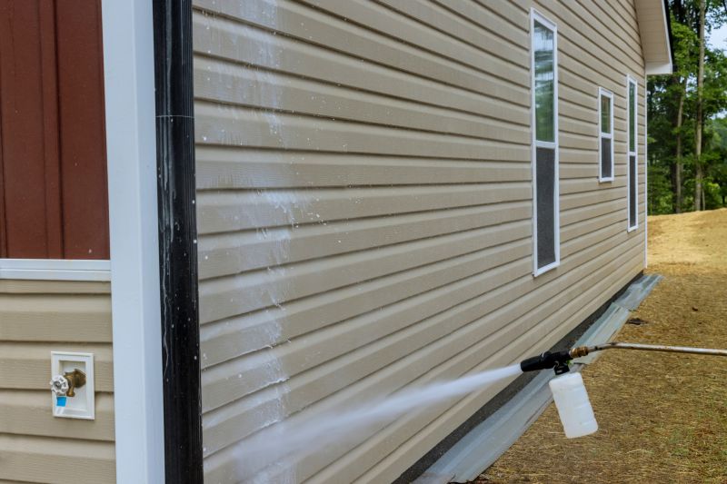 Powerwashing Residential Siding